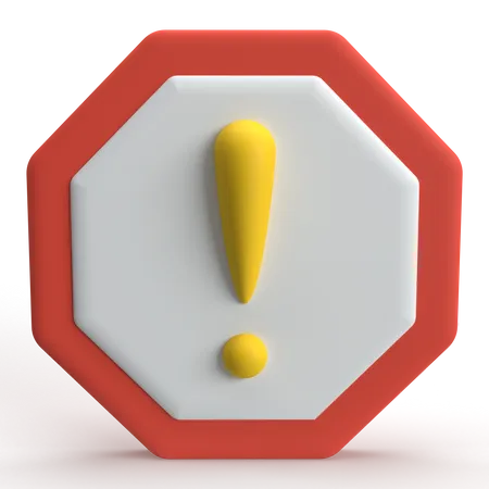 Danger  3D Icon