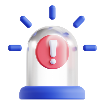 Danger Alarm 3D Icon