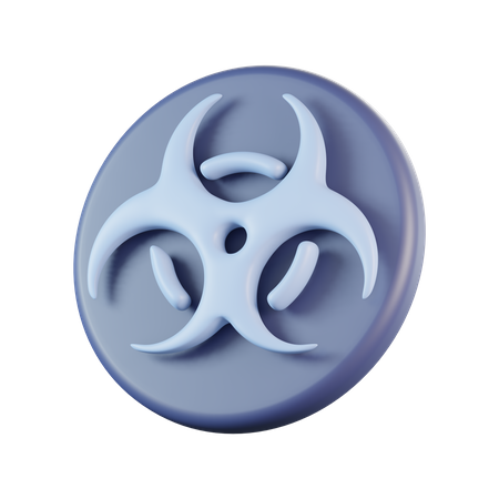 Danger biologique  3D Icon