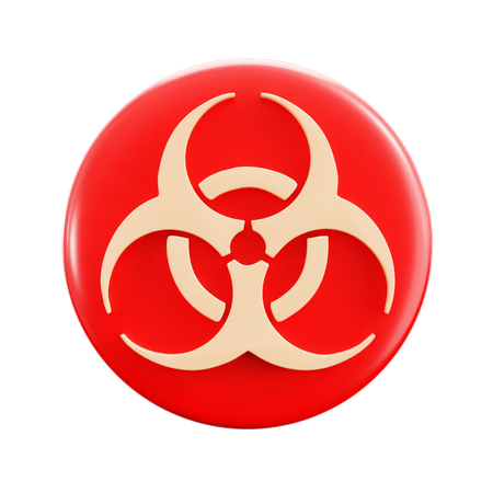 Danger biologique  3D Icon