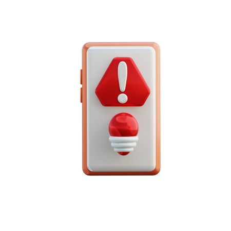 Danger dû à une attaque de pirate informatique  3D Icon
