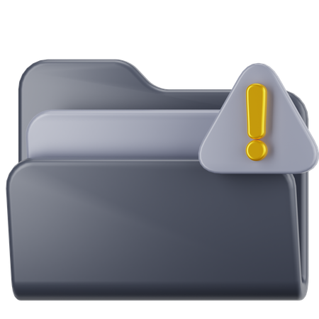 Danger Folder  3D Icon