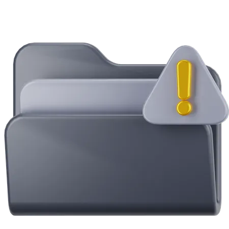 Danger Folder  3D Icon