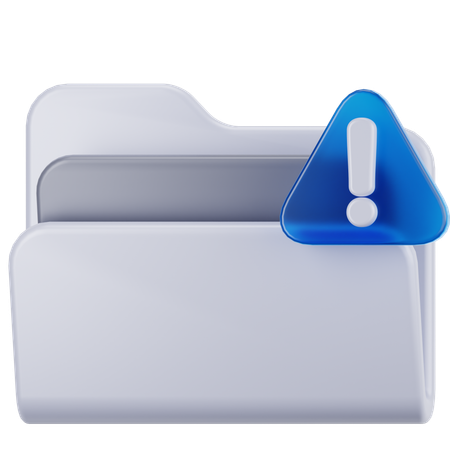 Danger Folder  3D Icon