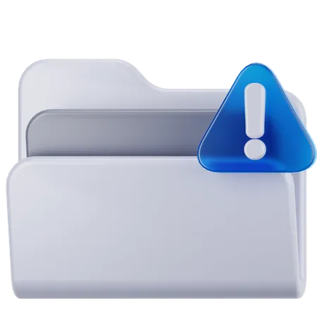 Danger Folder  3D Icon