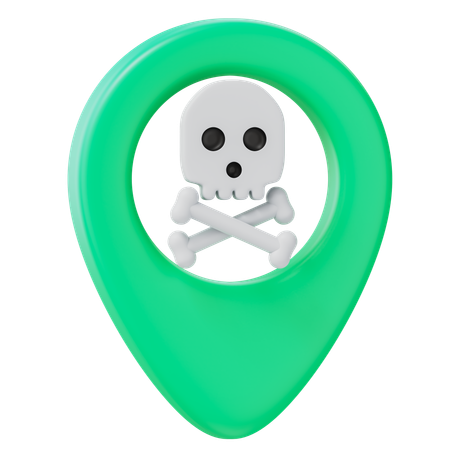 Danger Location  3D Icon