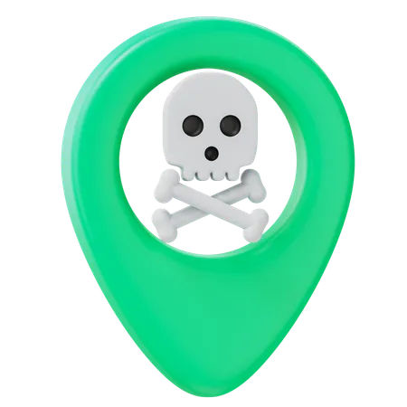 Danger Location  3D Icon