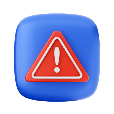 Danger Sign  3D Icon