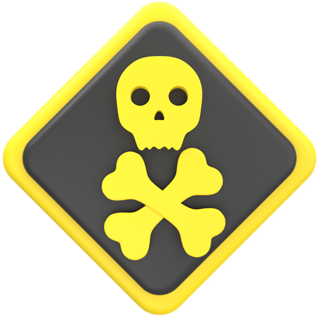 Danger Sign  3D Icon