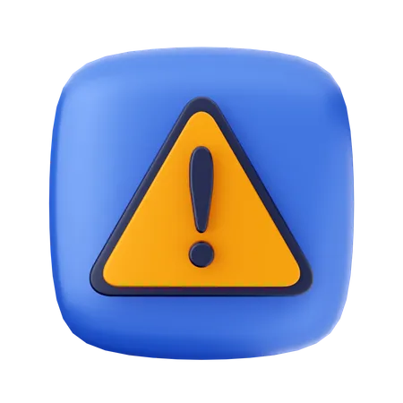 Danger Sign  3D Icon