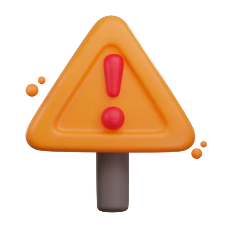 Danger Sign  3D Icon