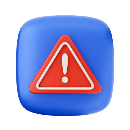 Danger Sign  3D Icon
