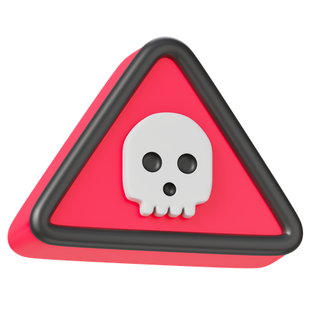 Danger Symbol  3D Icon