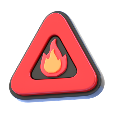 Danger Triangle  3D Icon
