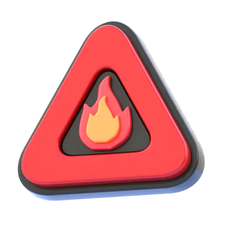 Danger Triangle  3D Icon