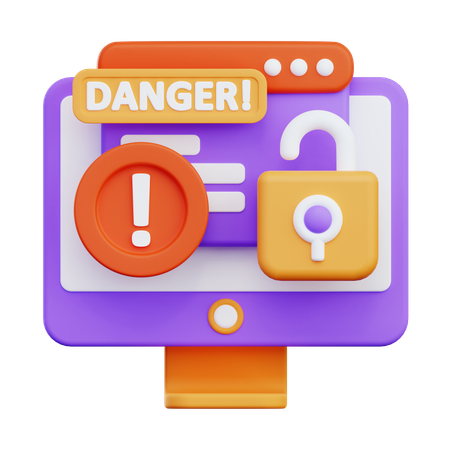 Dangerous Access 3D Icon