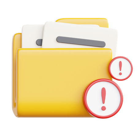 Dangerous Folder  3D Icon
