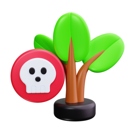 危険な植物  3D Icon