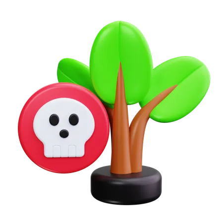 Dangerous Plant  3D Icon