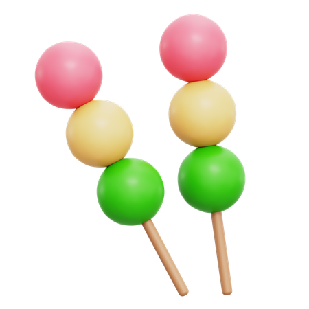 Dango  3D Icon