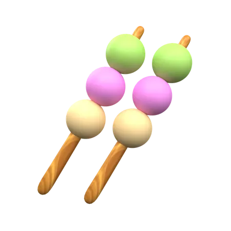 Dango  3D Icon