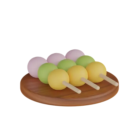 Dango  3D Icon