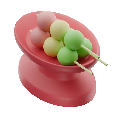 Dango  3D Icon