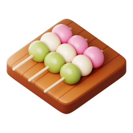 Dango  3D Icon