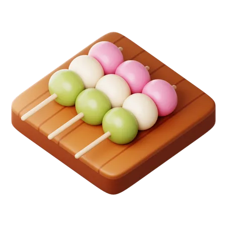 Dango  3D Icon