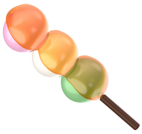 Dango  3D Icon
