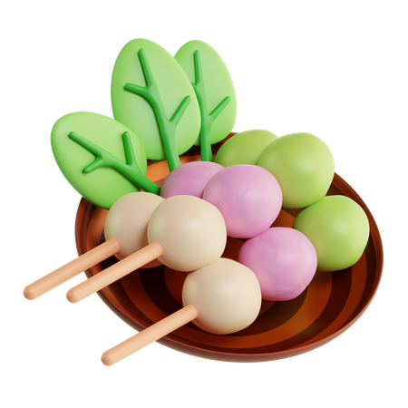 Dango  3D Icon