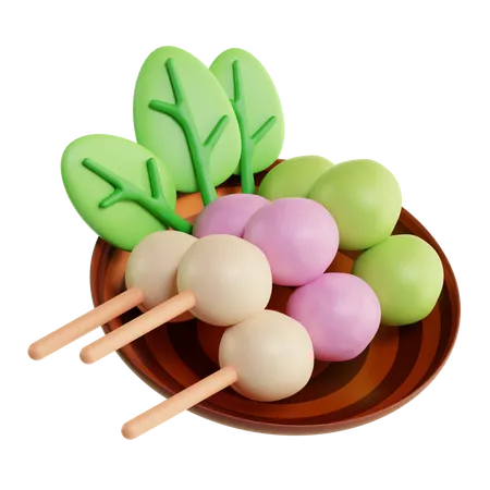 Dango  3D Icon