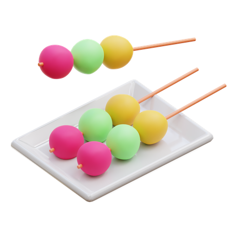 Dango  3D Icon