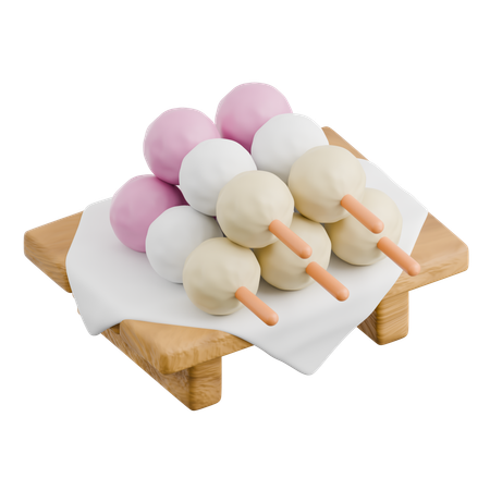 Dango  3D Icon