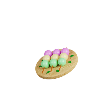 Dango  3D Icon