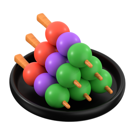 Dango  3D Icon