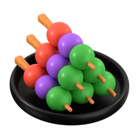 Dango  3D Icon