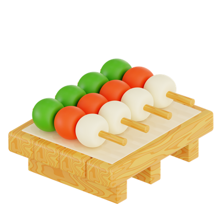 Dango  3D Icon