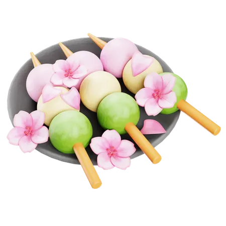 Dango  3D Icon