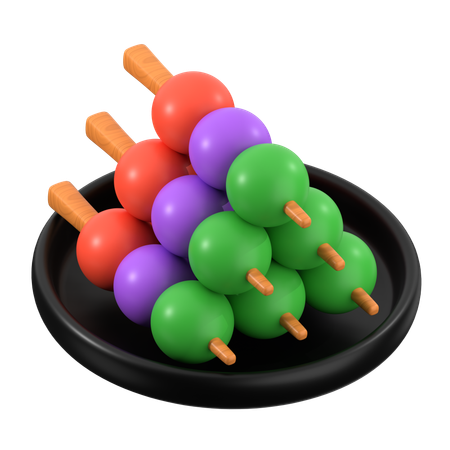 Dango  3D Icon