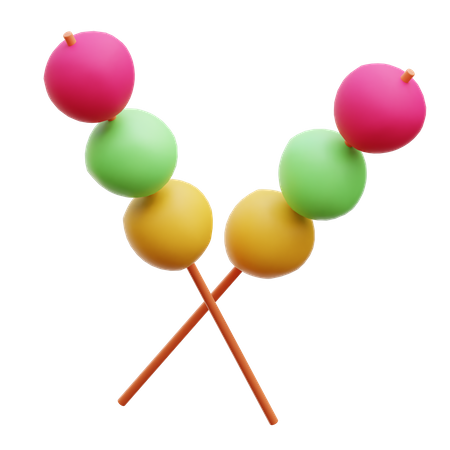 Dango  3D Icon