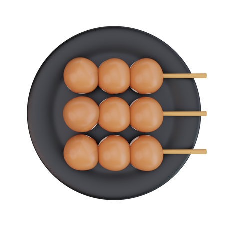 Bola de dango  3D Icon