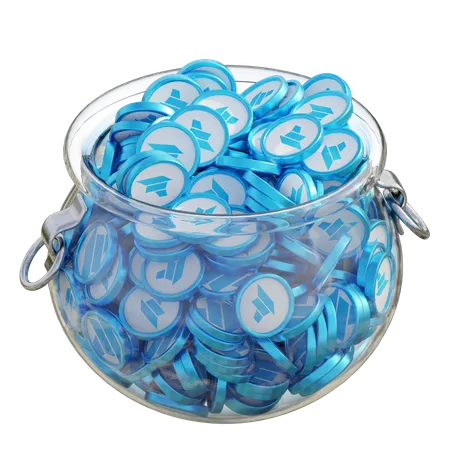 Dao Clear Glass Pot  3D Icon