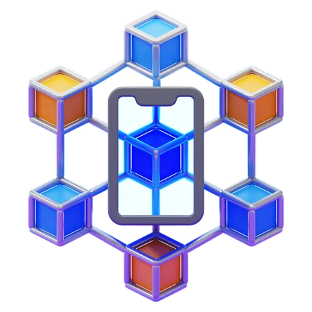 Dapp  3D Icon