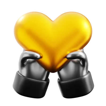 Dar amor  3D Icon