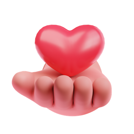 Dar amor  3D Icon