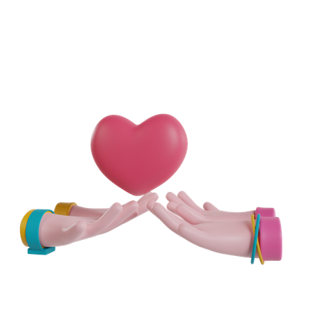 Dar amor  3D Icon