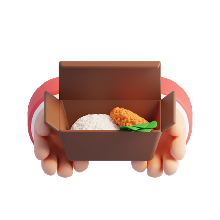 Dar comida  3D Icon