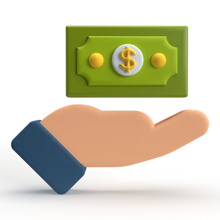 Dar dinheiro  3D Icon