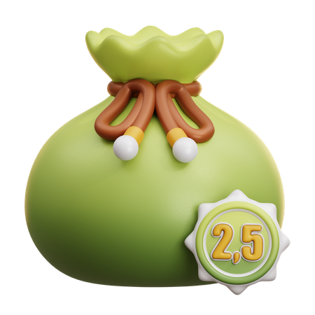 Dê zakat  3D Icon